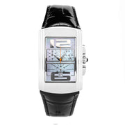 Chronotech Black Leather Dress Watch