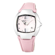 Chronotech Multicolor Leather Dress Watch