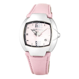 Chronotech Multicolor Leather Dress Watch