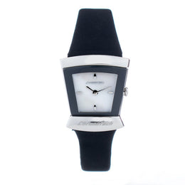 Chronotech Blue Leather Dress Watch