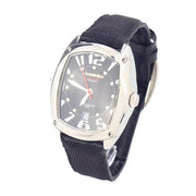 Chronotech Black Leather Dress Watch