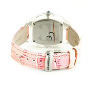 Chronotech Multicolor Leather Dress Watch
