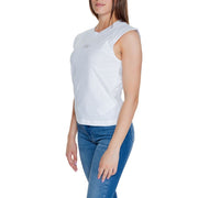 Calvin Klein Jeans White Cotton T-Shirt