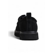 Calvin Klein Jeans Black Suede Leather Oxfords And Derbies