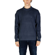 Calvin Klein Jeans Blue Cotton Sweatshirt