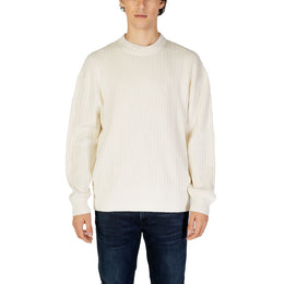 Calvin Klein Jeans Cream Cotton Sweatshirt