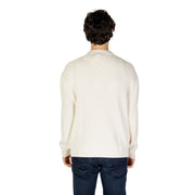 Calvin Klein Jeans Cream Cotton Sweatshirt