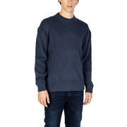 Calvin Klein Jeans Blue Cotton Sweatshirt