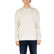 Calvin Klein Jeans Cream Cotton Sweatshirt