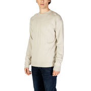 Calvin Klein Jeans Beige Organic Cotton Sweatshirt