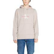 Calvin Klein Jeans Beige Recycled Cotton Hoodie