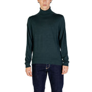 Calvin Klein Green Wool Turtleneck