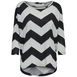 Only Gray Polyester Pattern Shirt