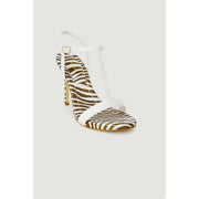 Guess White Leather High Heel Pumps