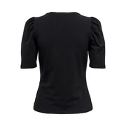 Only Black Cotton T-Shirt