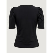 Only Black Cotton T-Shirt
