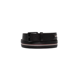 Tommy Hilfiger Black Leather Regular Belt
