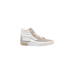 Vans Beige Leather High Top Sneakers