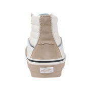 Vans Beige Leather High Top Sneakers
