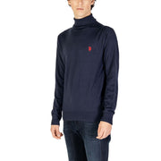 U.S. POLO ASSN. Blue Cotton Turtleneck
