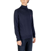 U.S. POLO ASSN. Blue Cotton Turtleneck