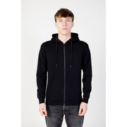 Jack Jones Black Polyester Hoodie