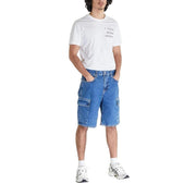 Calvin Klein Jeans Blue Cotton Bermuda Shorts