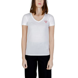 Guess White Cotton T-Shirt