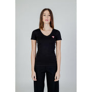 Guess Black Cotton T-Shirt