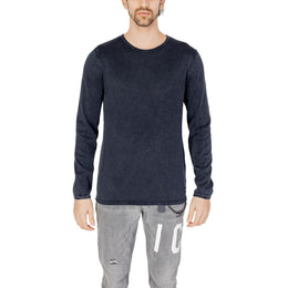 Jack Jones Blue Cotton Sweatshirt
