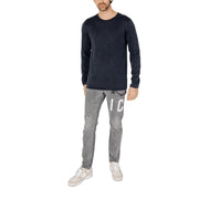 Jack Jones Blue Cotton Sweatshirt
