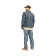Jack Jones Blue Cotton Denim Jacket
