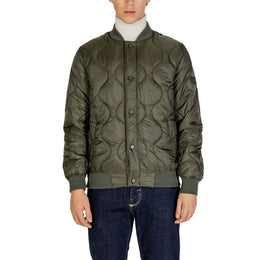 Gianni Lupo Green Polyamide Bomber