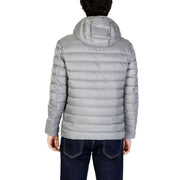 Gianni Lupo Gray Polyamide Coat