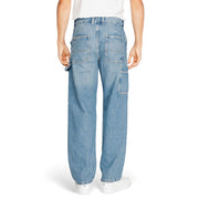 Jack Jones Blue Cotton Relaxed Fit Jeans