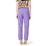 Only Purple Polyester Pants