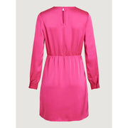Vila Clothes Pink Polyester Short Dress