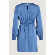 Vila Clothes Blue Recycled Polyester Short Dress