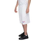Underclub White Cotton Bermuda Shorts