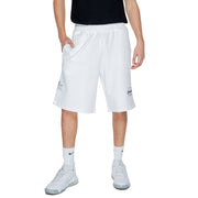 Underclub White Cotton Bermuda Shorts