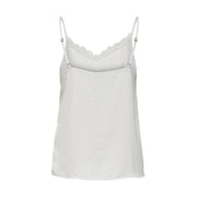 Jacqueline De Yong White Polyester Tank Tops