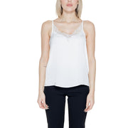 Jacqueline De Yong White Polyester Tank Tops