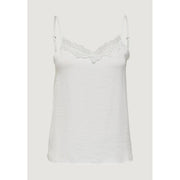 Jacqueline De Yong White Polyester Tank Tops