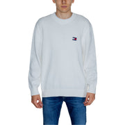 Tommy Hilfiger Jeans White Cotton Sweatshirt