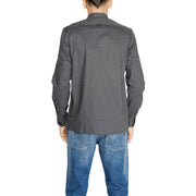 Antony Morato Gray Cotton Pattern Shirt