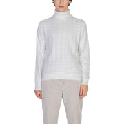Antony Morato White Cotton Turtleneck