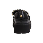 Cult Black Leather Platform Pumps