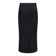 Jacqueline De Yong Gray Polyester Long Skirt