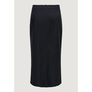 Jacqueline De Yong Gray Polyester Long Skirt
