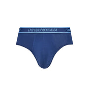 Emporio Armani Underwear Blue Cotton Briefs